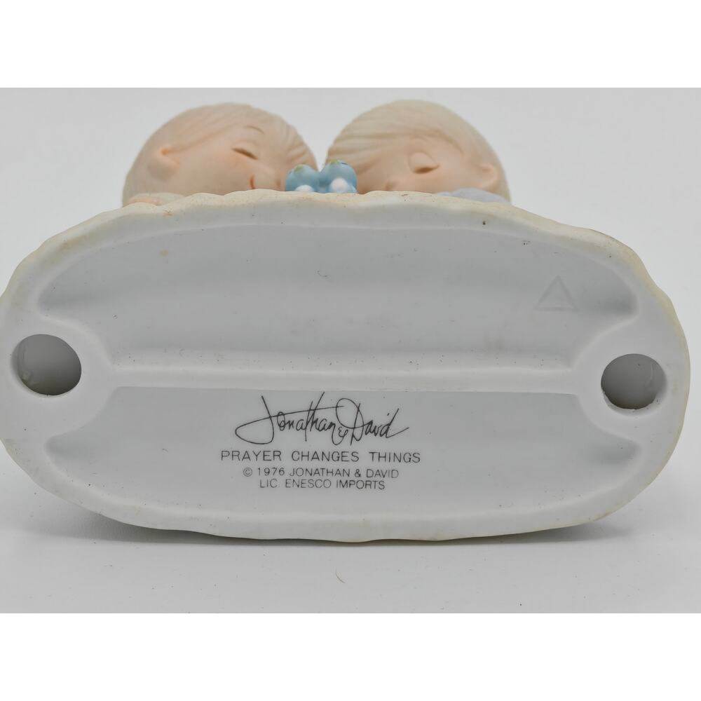Precious Moments Prayer Changes‎ Things Jonathan David 1976 Figurine E1375B - Picture 5 of 5